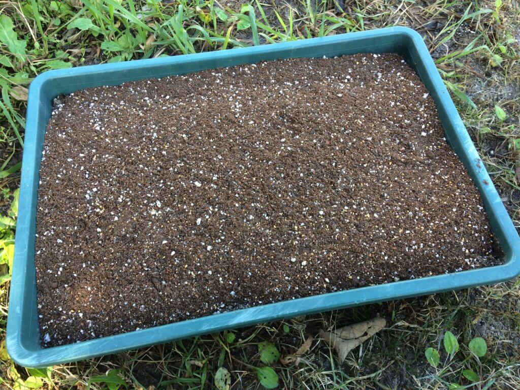 土の再生方法～バーク堆肥を混ぜた土